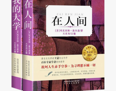 在人间我的大学高尔基正版 全套2册青少版无...