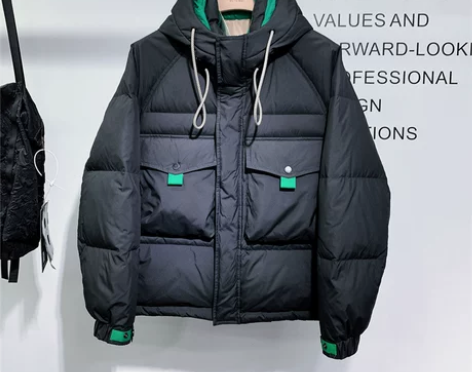 连帽羽绒服男冬季新款潮牌宽松加厚工装羽绒衣...