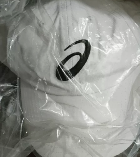亚瑟士棒球帽白色57-59码全新未拆封正品...