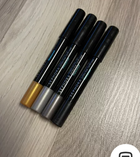 丝芙兰防水眼影眼线两用笔 金色 灰色 全新...