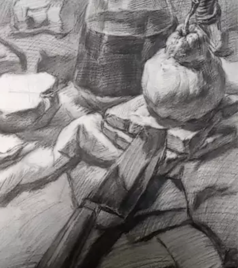 收 联考素描作品 哦！素描四开 ！素描八开...