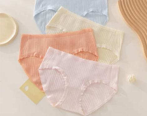 caramella纯棉新款女士内裤抗菌透气...