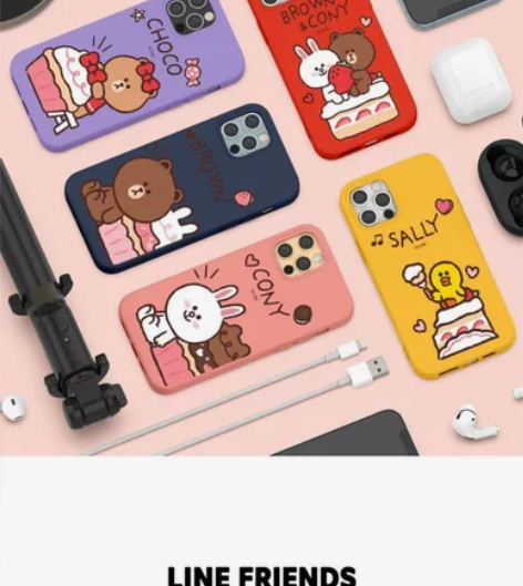 正品line布朗熊iphone13pro手...