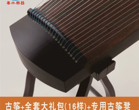 善水古筝 迷你小古筝便携式21弦成人短筝1...