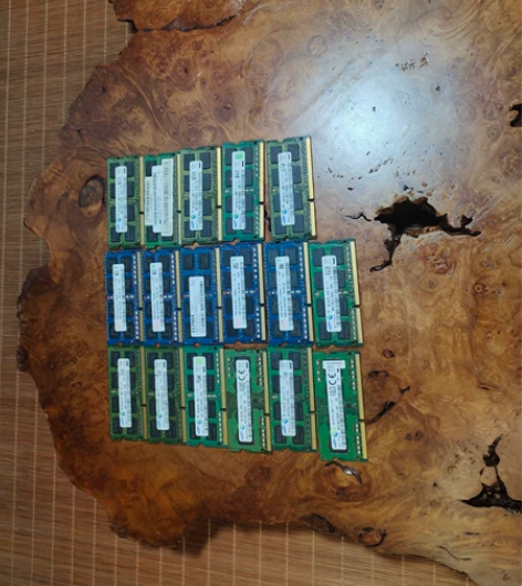 个人出 笔记本拆机二手4GB内存条 17条...
