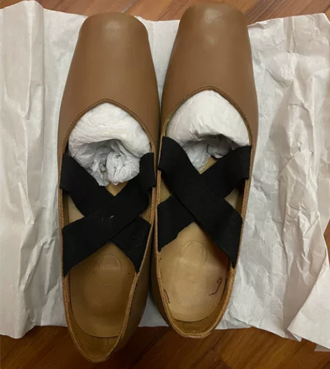 39码纯牛皮手工鞋暗黑uma芭蕾舞鞋单鞋女...