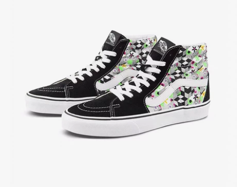 VANS闷包开出 Sk8-Hi花卉印花高帮...
