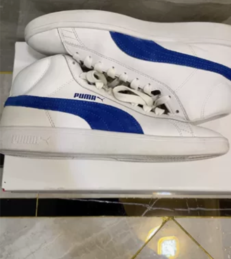 Puma Smash White/Blue...