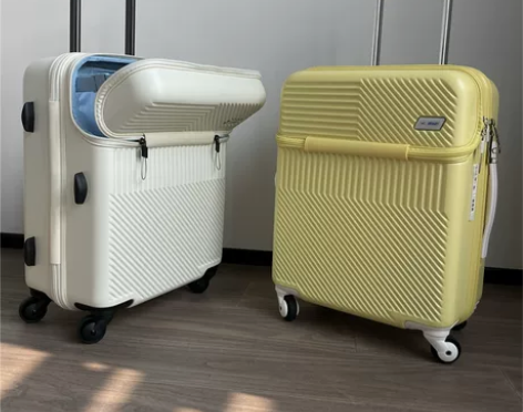 旅行箱 日本前开口登机箱hinomoto静...