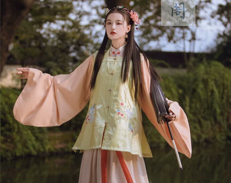 司南阁原创【小福星】汉服女款明制平价立领衫...