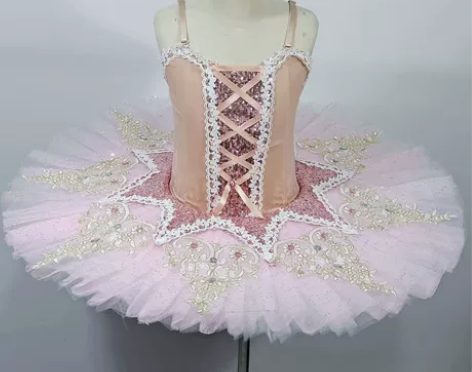儿童玩偶娃娃芭蕾舞裙演出服TUTU裙女童芭...