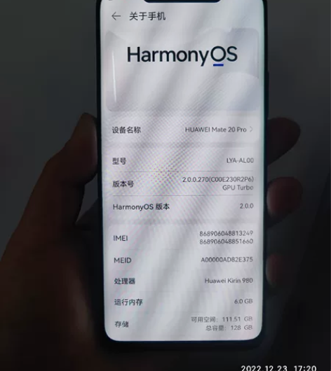 华为mate 20pro 6+128 绿色...