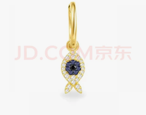 APM Monaco小鱼耳环女单只 耳坠耳...