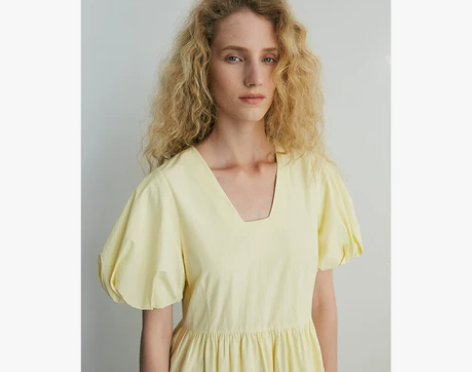 【潮流周价】INSIS FEMME方领泡泡...