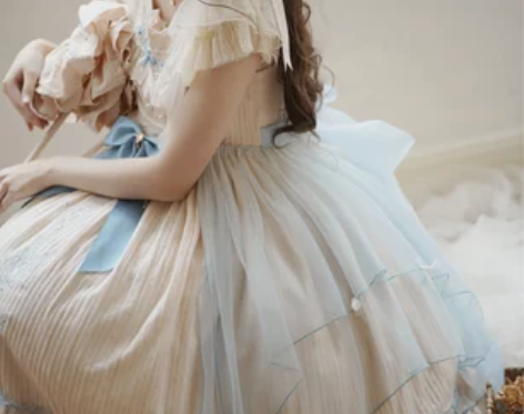 现货赫柏之泪Lolita cla系渐变纱 ...