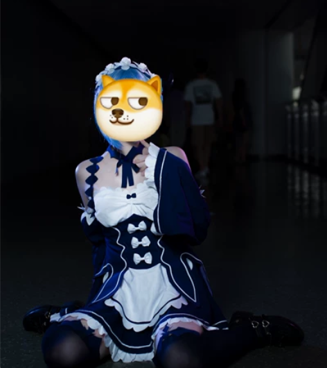 【退坑出】 蕾姆小恶魔cos大全套 衣服M...