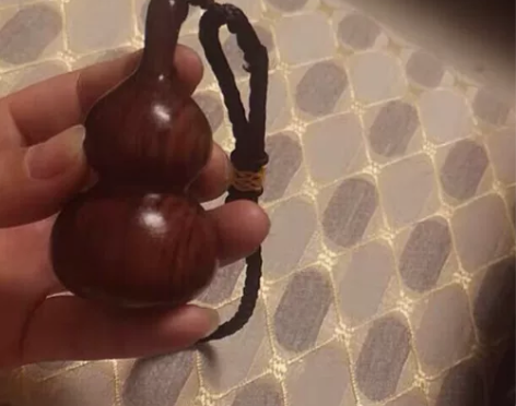 手工雕刻老挝黄花梨葫芦手把件木把件木雕随身...