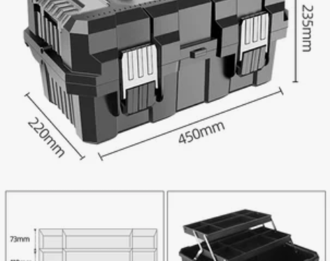 【狂欢价】绿林电工五金收纳美术多功能工具箱...