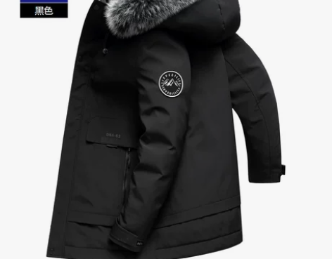 【狂欢价】罗蒙男士中长款羽绒服2021冬季...