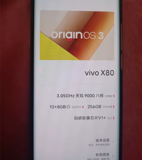 出国行VIVOx80 配件什么都齐全，就激...