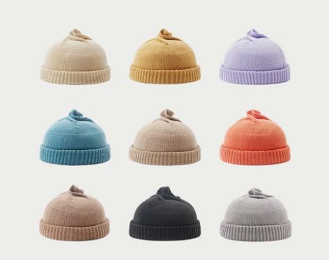 帽子女秋冬甜美可爱奶嘴针织瓜皮帽韩版简约百...