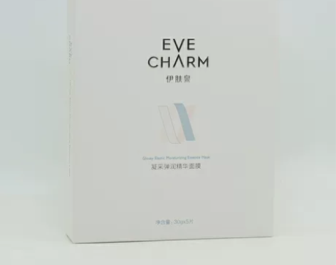 伊肤泉凝采弹润精华面膜5片/盒水润蚕丝面膜...