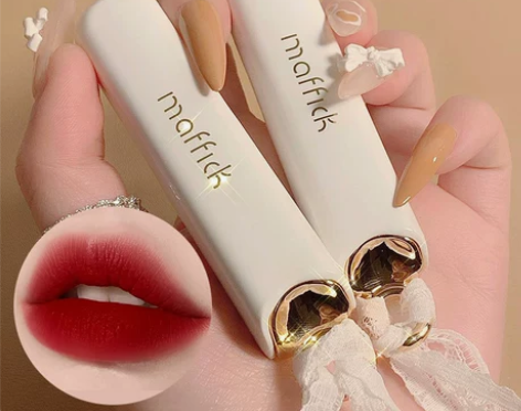 2022爆款蕾丝口红保湿不沾杯不掉色显白丝...