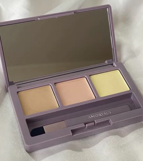 【19.9包邮】尔木萄三色遮瑕膏可遮黑眼圈...