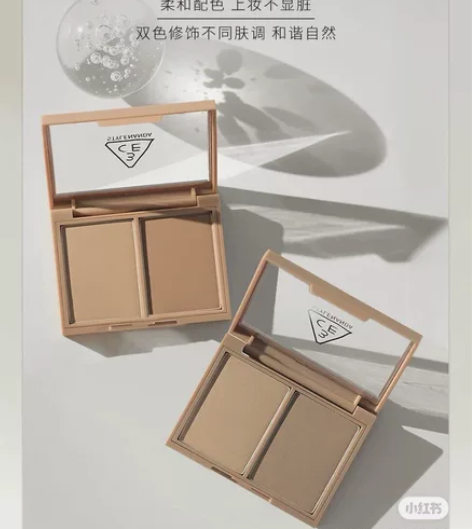 3ce双色修容灰棕色 全新未拆封全新未拆封...