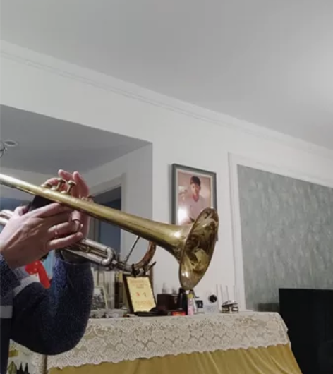 小号乐器 金音小号,二手闲置,有磕碰不影响...