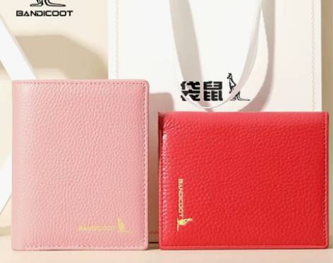袋鼠钱包女士短款学生2018新款日韩版牛皮...