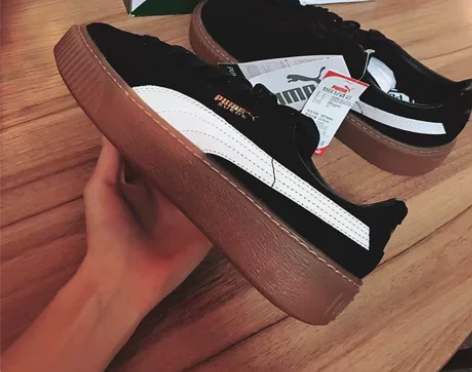 Puma彪马板鞋 蕾哈娜板鞋 松糕鞋厚底板...