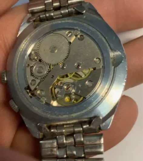 苏联老表火箭万年历手动机械手表，PAKET...