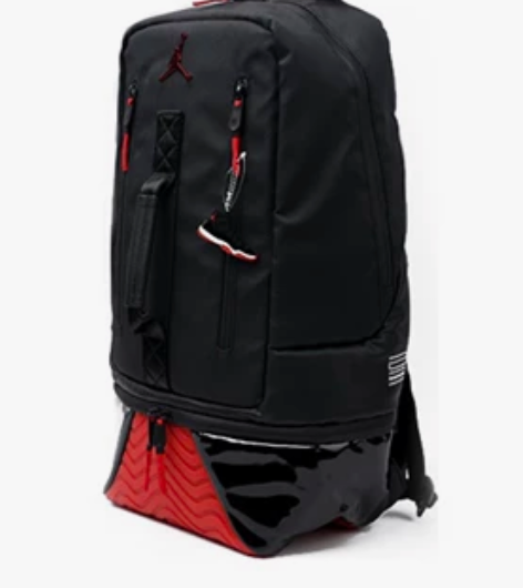 AJ11bred配色大容量双肩包/篮球包。...