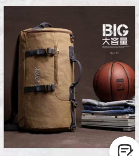 健身包，旅行包，篮球包户外运动包帆布包，桶...