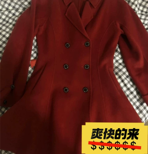 Anna 高雅天鹅湖澳毛大衣 非常好看显气...