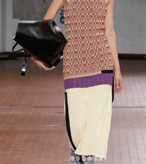 jil sander秀场款 针织衫连衣裙 ...