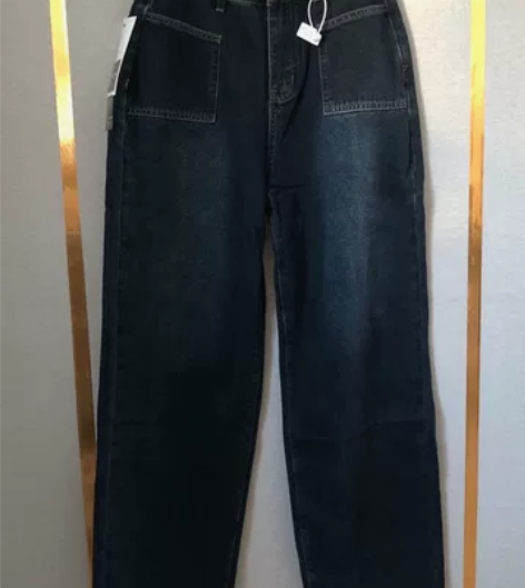 全新元色品牌韩标秋冬爆款牛仔裤推荐渐变色磨...