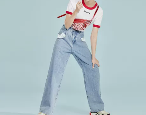 【开新价】直筒牛仔裤女宽松2019春季新款...