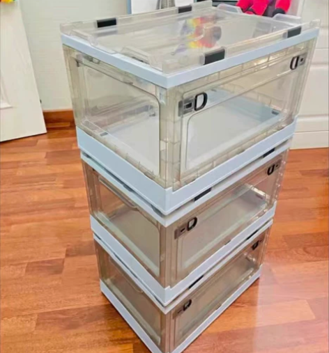 【全新包邮】折叠书籍收纳箱家用塑料收纳盒学...