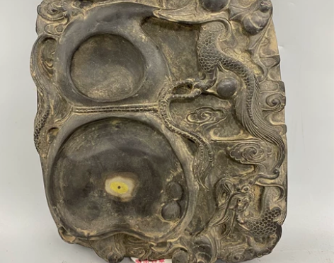 端砚步步高升福禄同寿砚台 长26厘米，宽2...