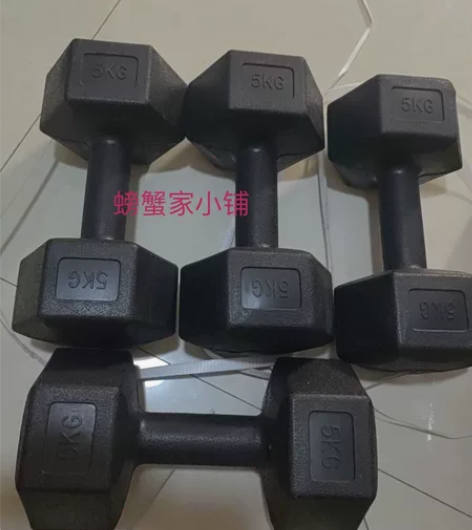 疫情影响，全新六角哑铃男士健身家用哑铃女士...