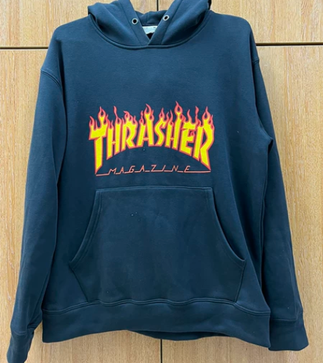 THRASHER经典火焰潮牌卫衣摇滚滑板 ...