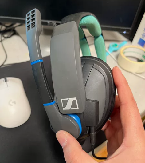 自用森海塞尔gsp300游戏电竞耳机，成色...