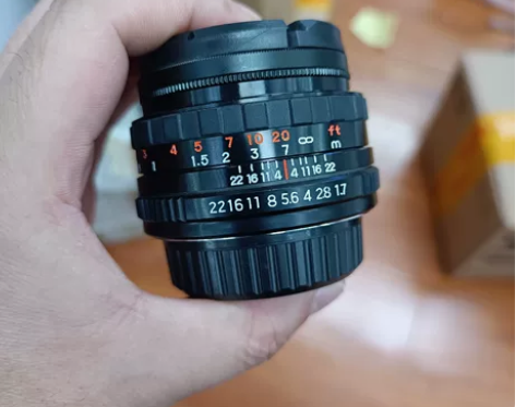 宾得50-1.7 mc手动镜头 橙色新 送...