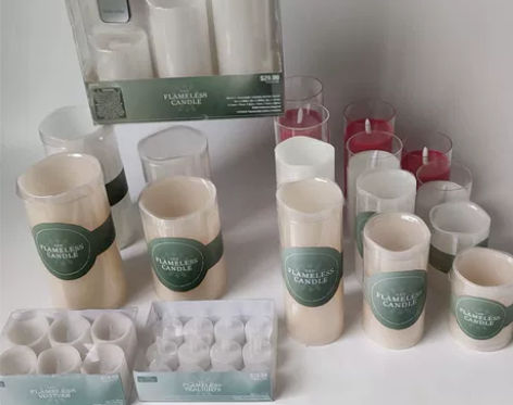 出口圣诞节led电子蜡烛灯假蜡烛闪烁婚庆浪...