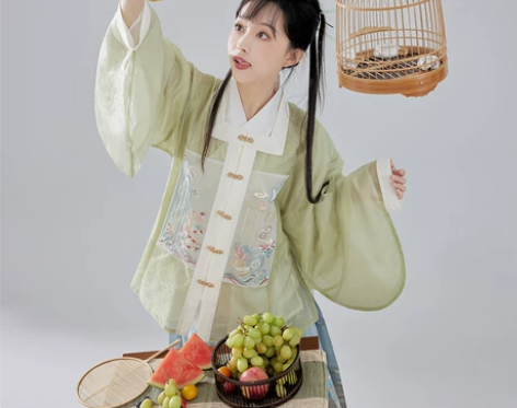 七月夕汉服 山东8人收藏  晴川  明制方...