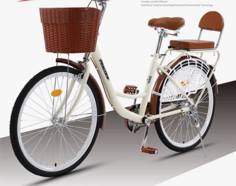 自行车女式成年轻便大人普通淑女通勤车男女学...