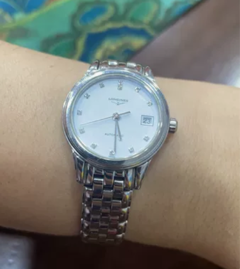 Longines浪琴正品手表女 佛系出，镶...