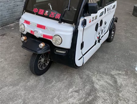 9成新全封闭宝飞鸽电动车三轮车老年代步车，...